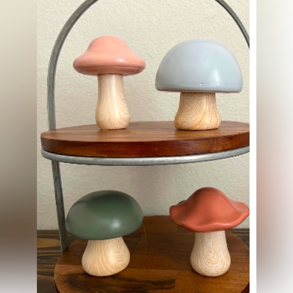 Bullseye playground mushroom set of 3